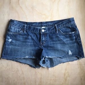 Abercrombie and Fitch Distressed Cut-Off Shorts